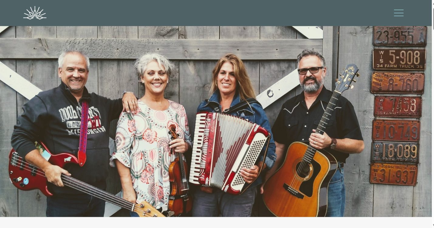 band website design